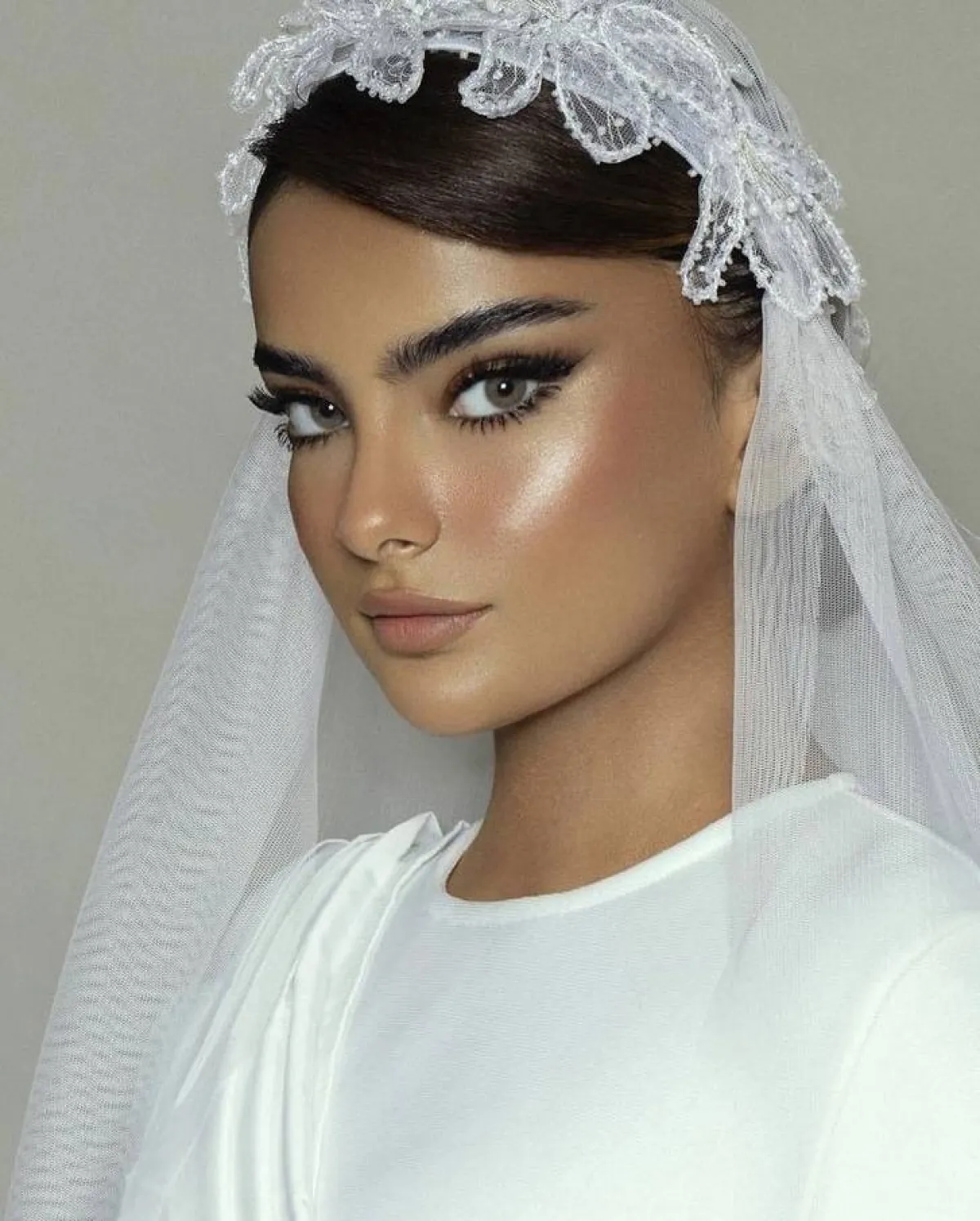 عفاف الغنام بمكياج للبشرة الحنطية