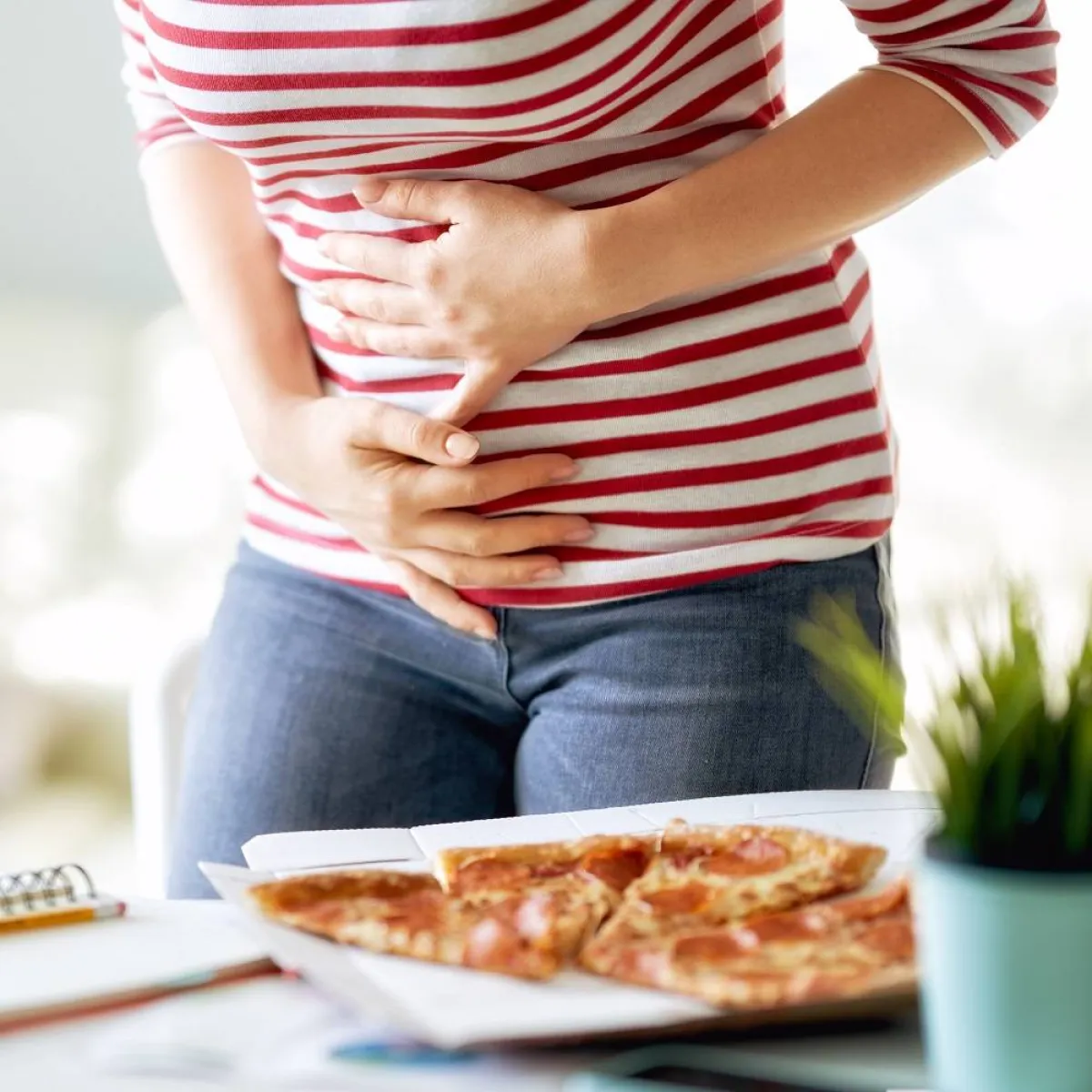 صورة لحامل تتوجع