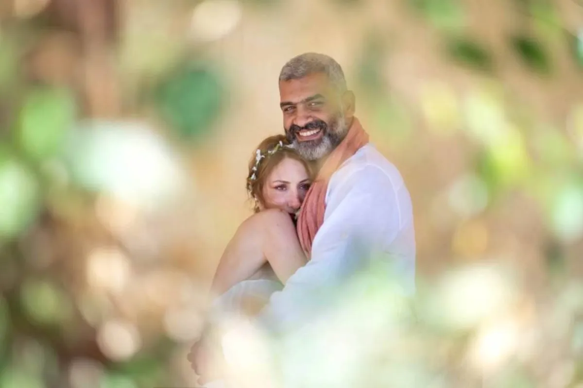 هاني عادل ودياموند أبو عبود - الصورة من حسابها على الفيس بوك