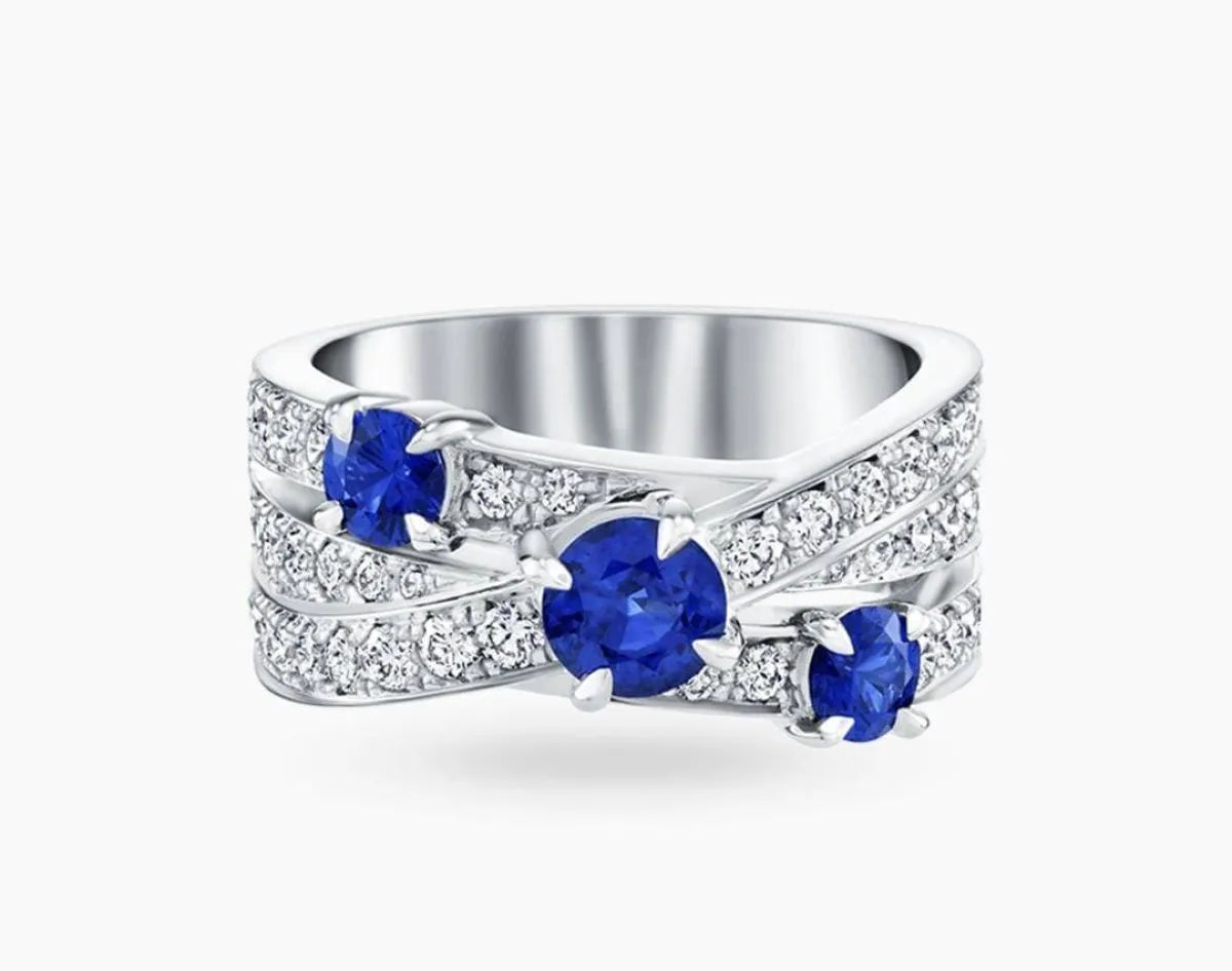 خاتم Crossover من هاري وينستون Harry Winston 