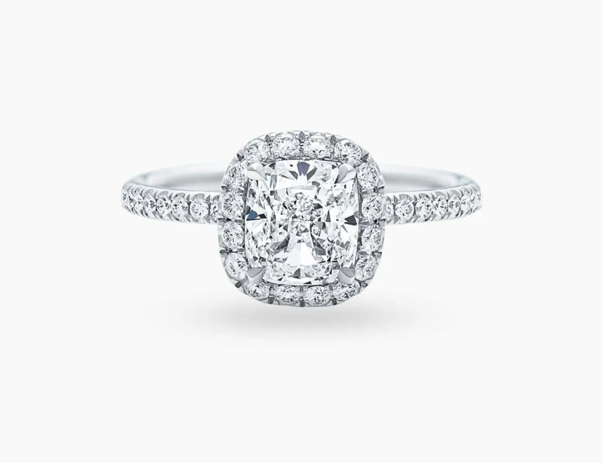 خاتم The One Cushion-Cut من هاري وينستون Harry Winston 