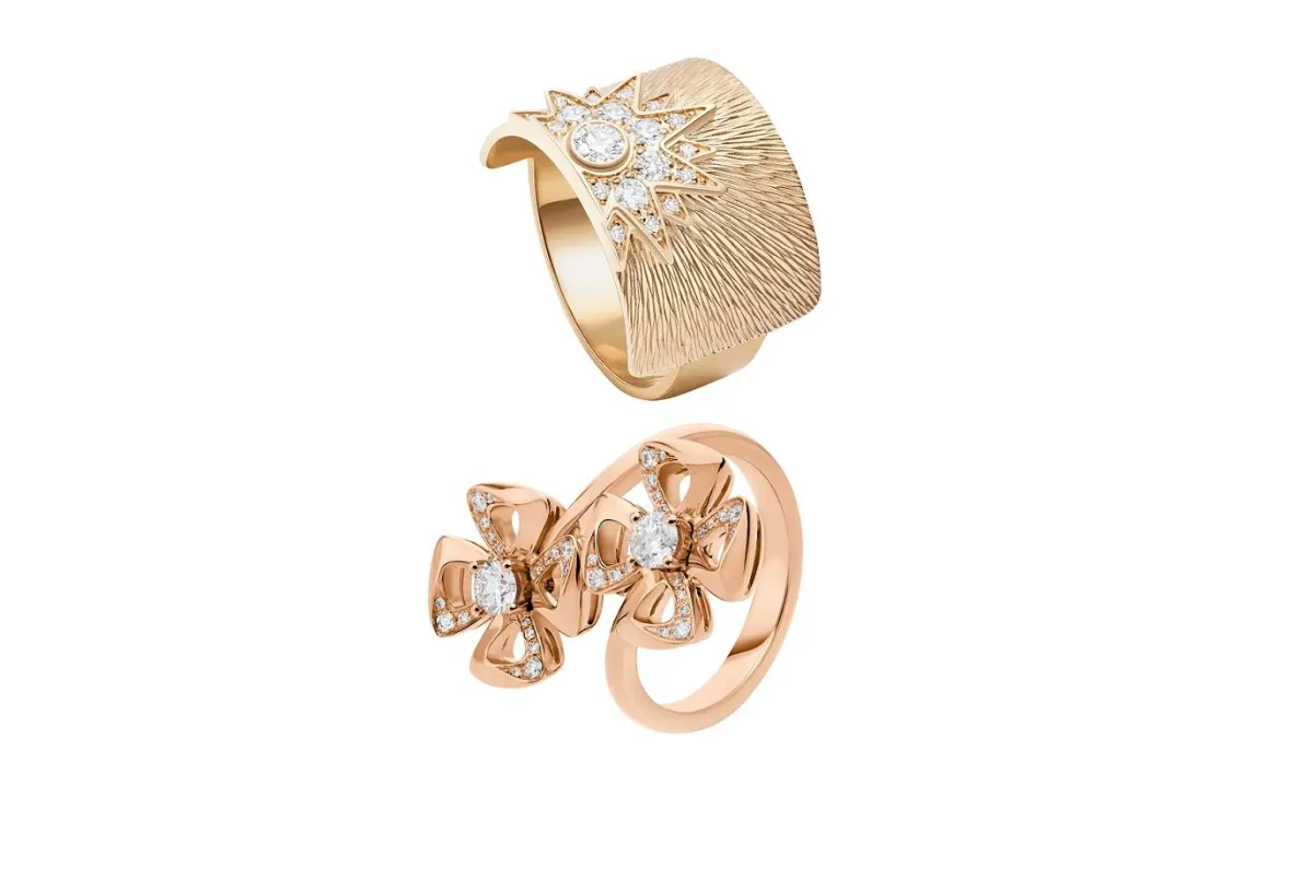  خواتم كبيرة مرصعة بالألماس لإطلالة فخمة للعروس