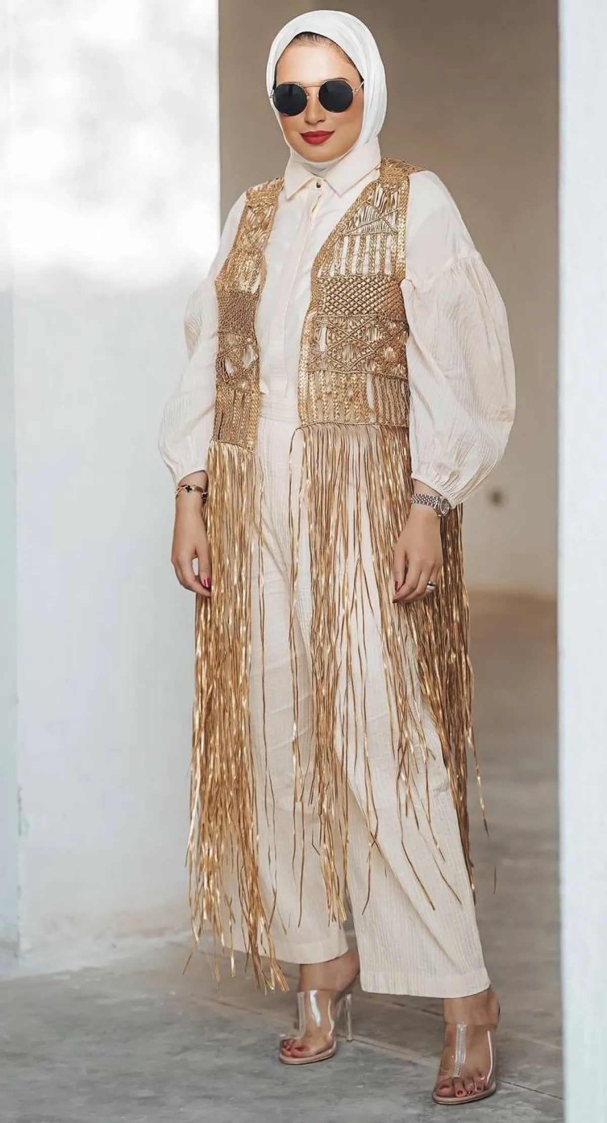 اطلالة كاجوال للسهرة