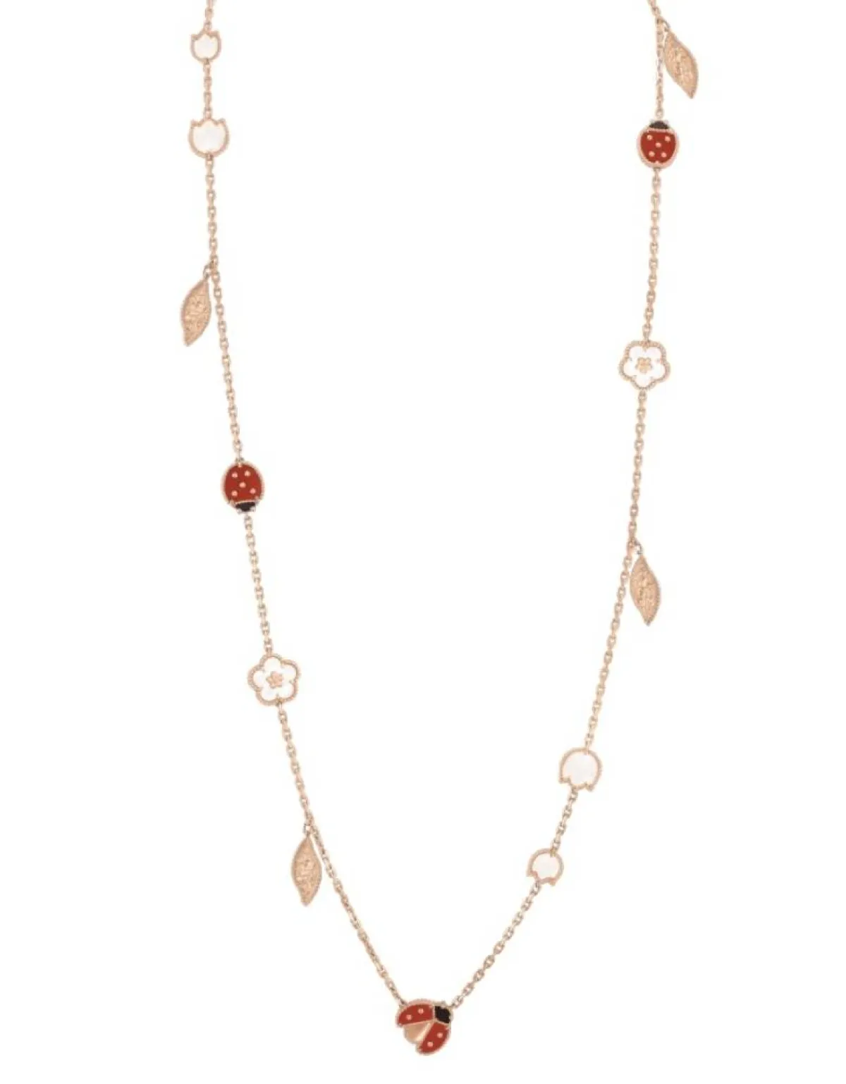 عقد لاكي سبرينغ الطويل من فان كليف اند اربلز Van cleef & arpels