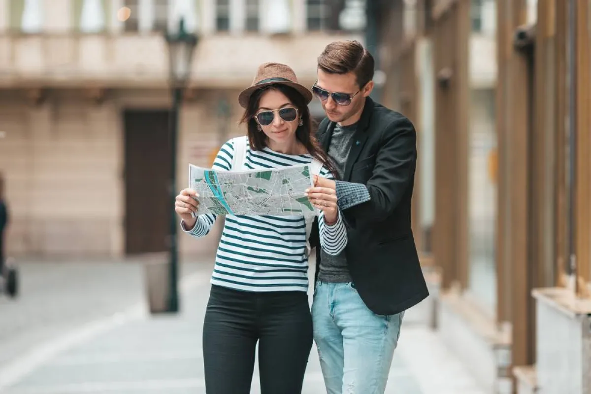 توفير الخريطة مع المسافر طوال فترة السفر