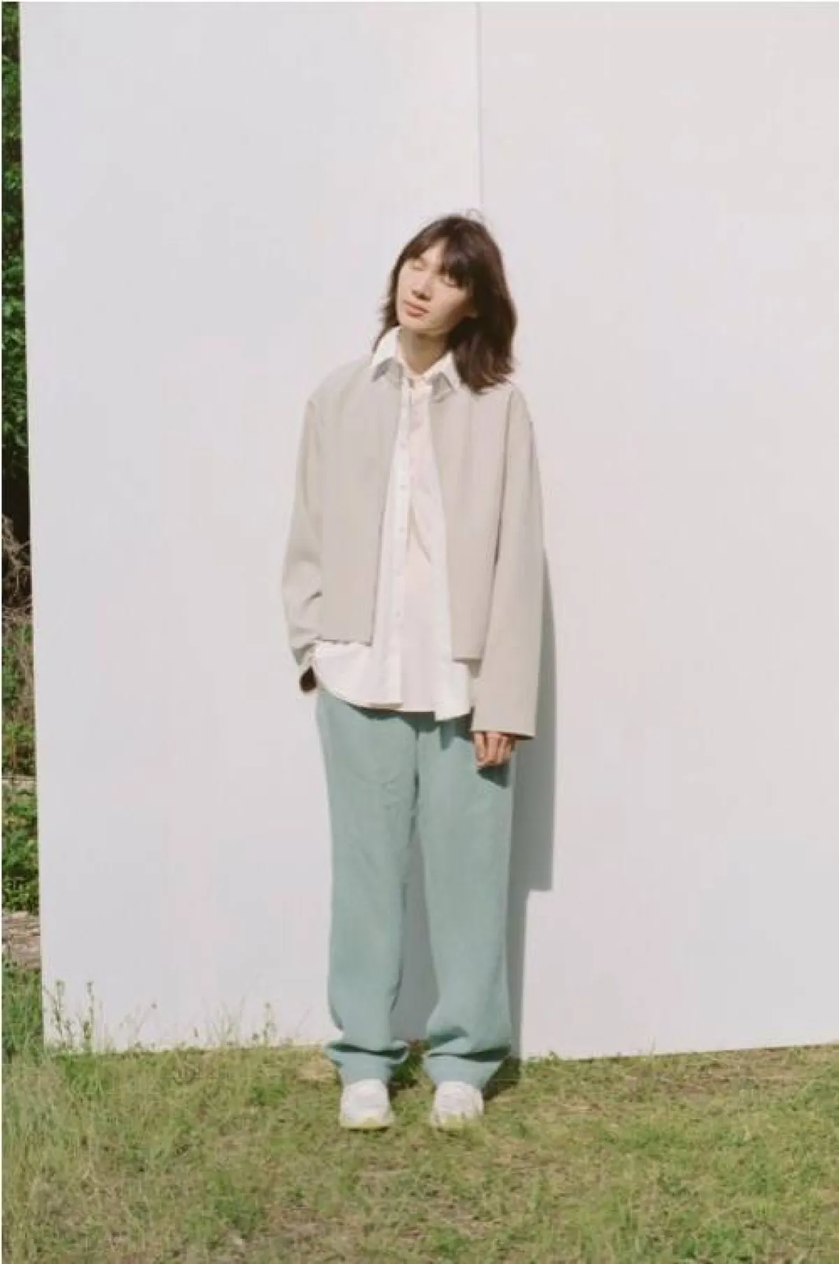 سروال فضفاض من اورالي  Auralee