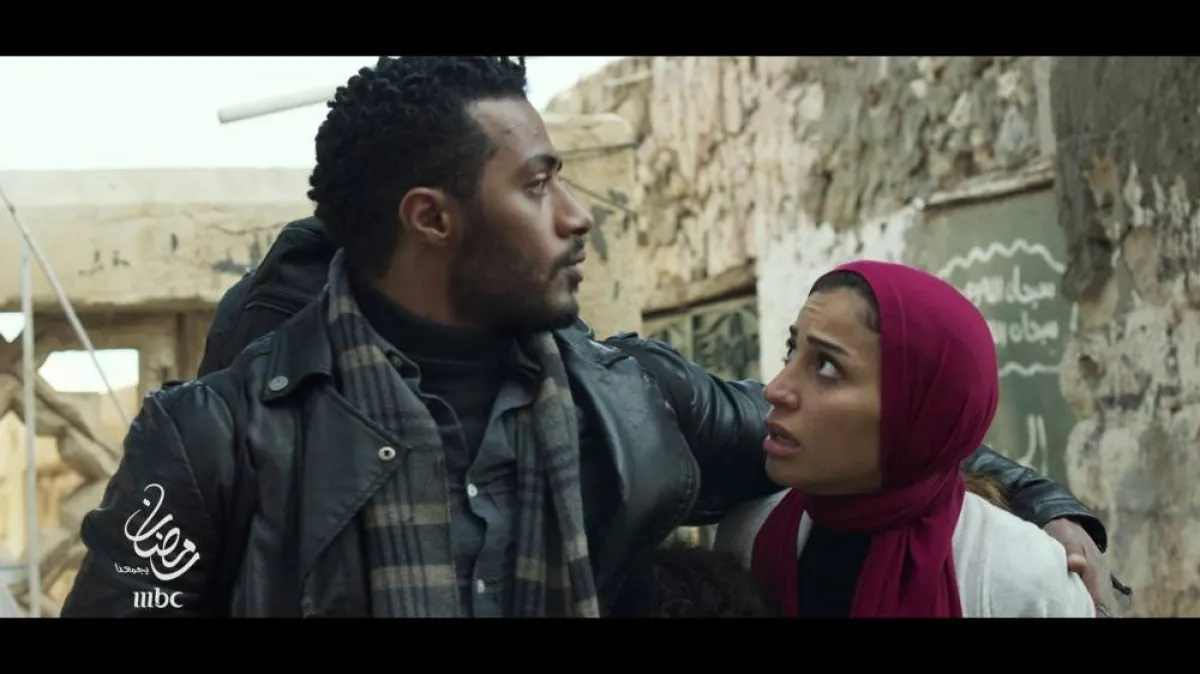 محمد رمضان ودينا الشربيني - الصورة من حساب mbc على انستغرام