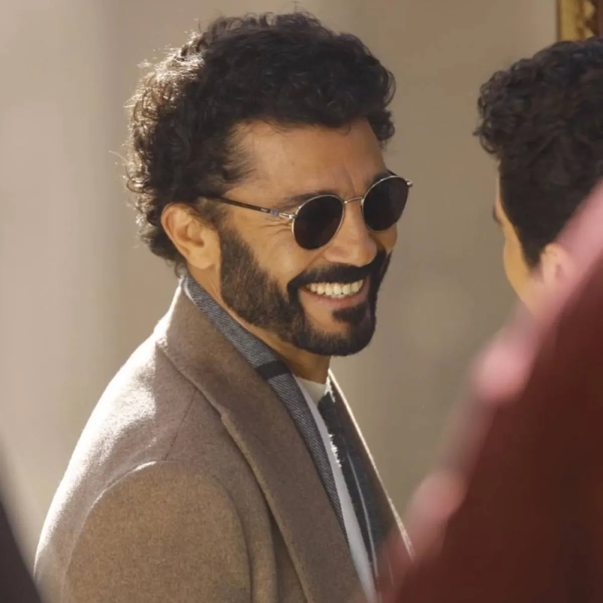 خالد النبوي وابنه نور النبوي - الصورة من حسابه على انستغرام