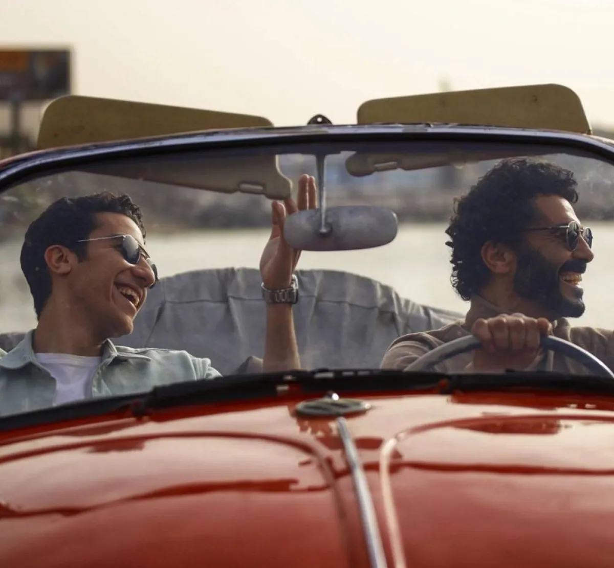 خالد النبوي وابنه نور - الصورة من حساب نور على انستغرام