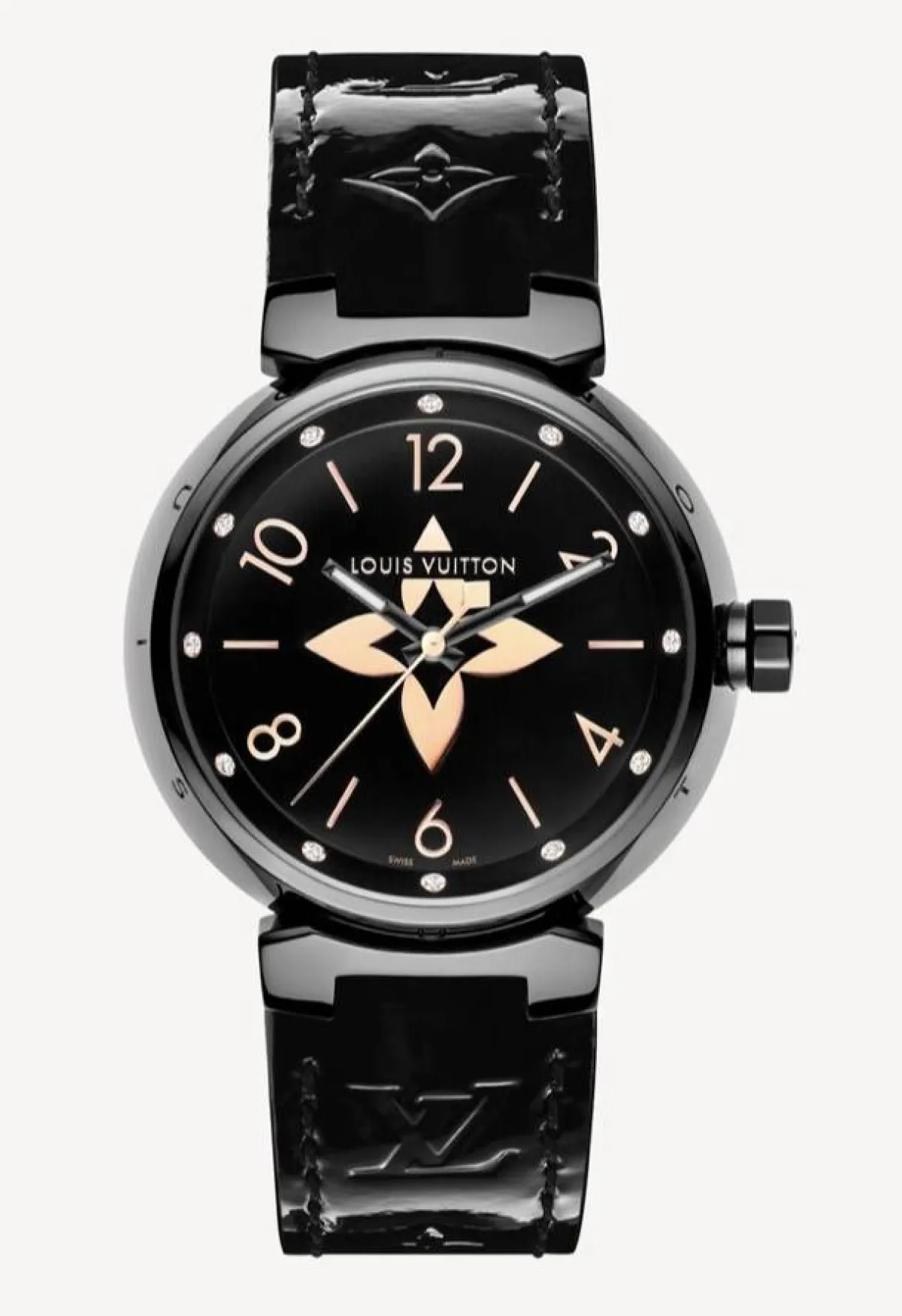 ساعة TAMBOUR ALL BLACK من لويس فيتون Louis vuitton