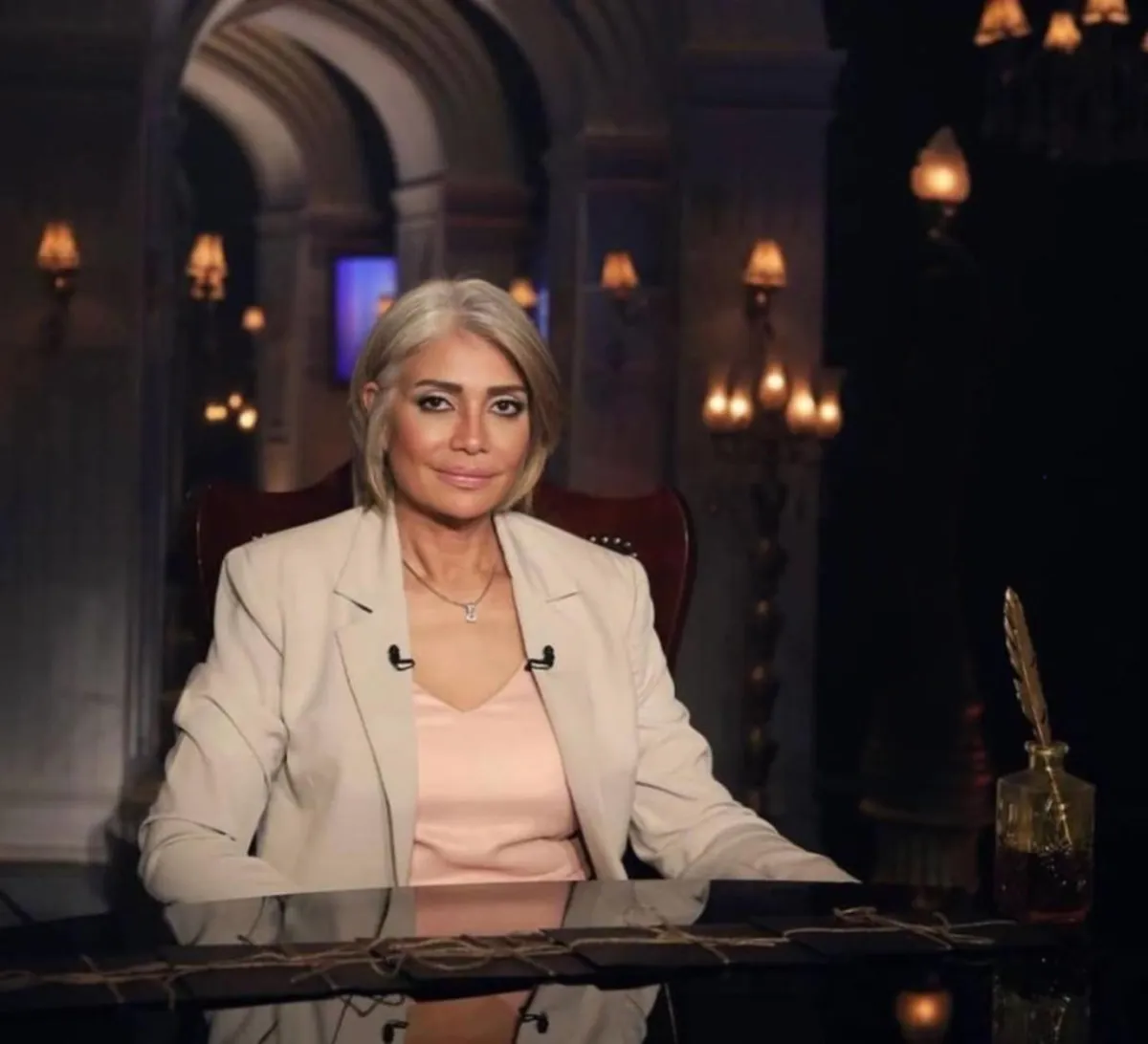 سوسن بدر - الصورة من برنامج حبر سري نشرتها في حسابها على إنستغرام