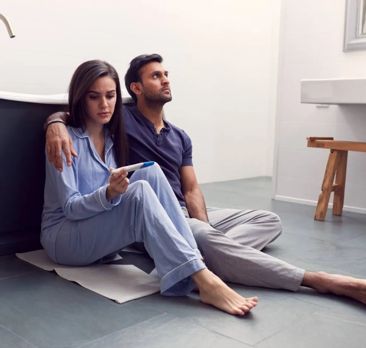 صورة لزوجين ينشدان الإنجاب