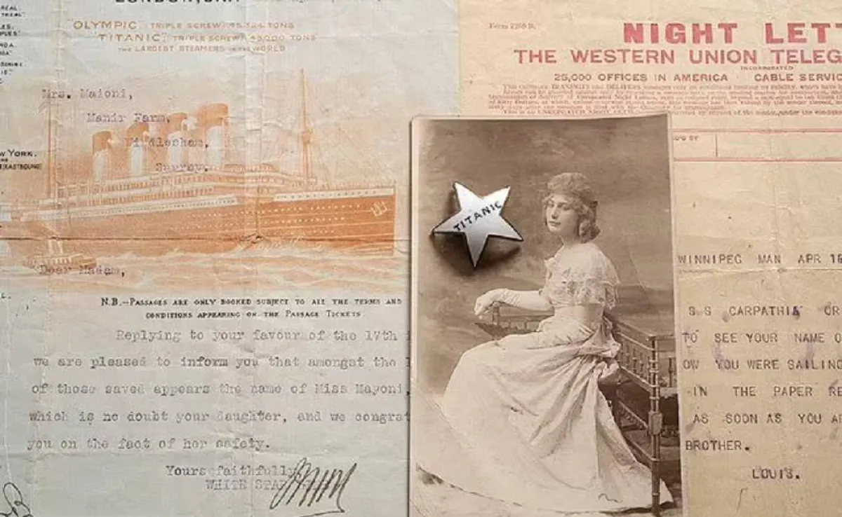 صورة رواية الفتاة الناجية من غرق سفينة تيتانيك