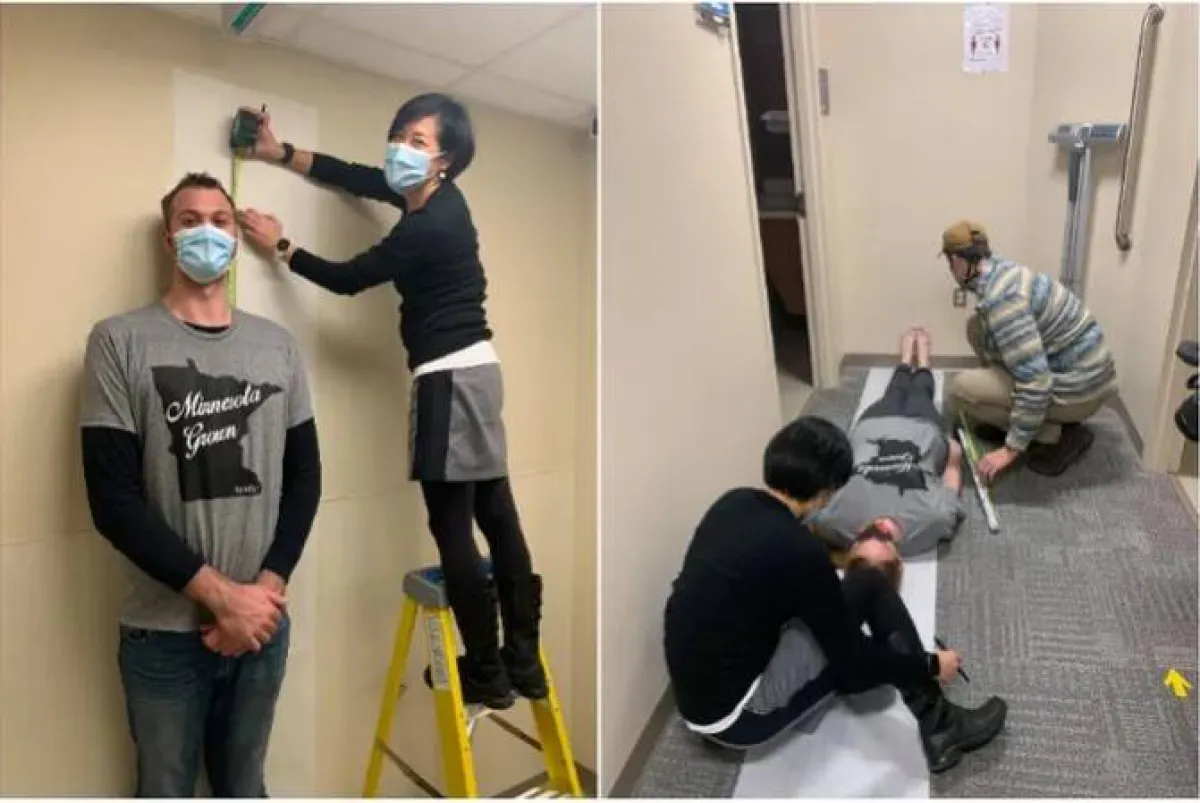 عائلة طويلة القامة 