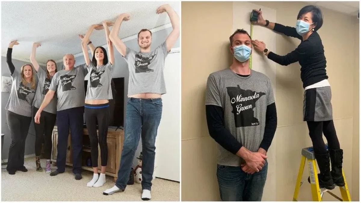 صورة أفراد أطول عائلة في العالم