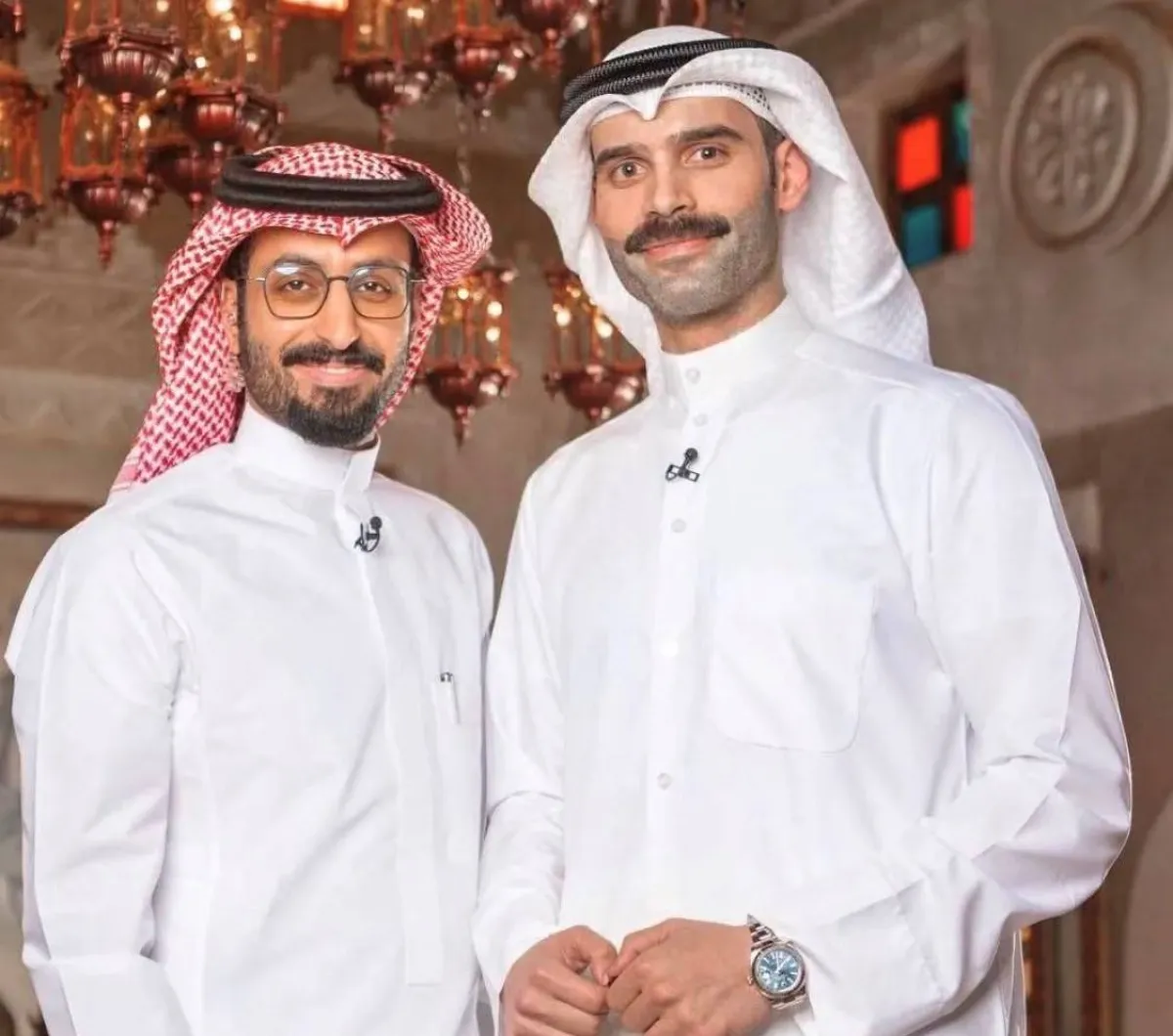 الدكتور سعود بوشهري مع خالد صقر في السعودية - الصورة من حسابه على الانستجرام 