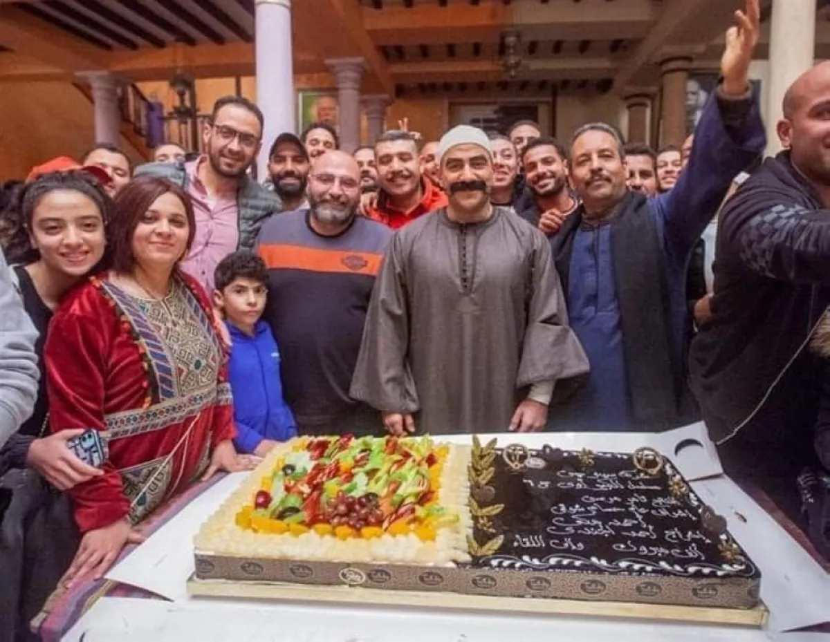 رحمة أحمد ومكي وأبطال الكبير أوي 6 - الصورة من حساب مكي على فيسبوك