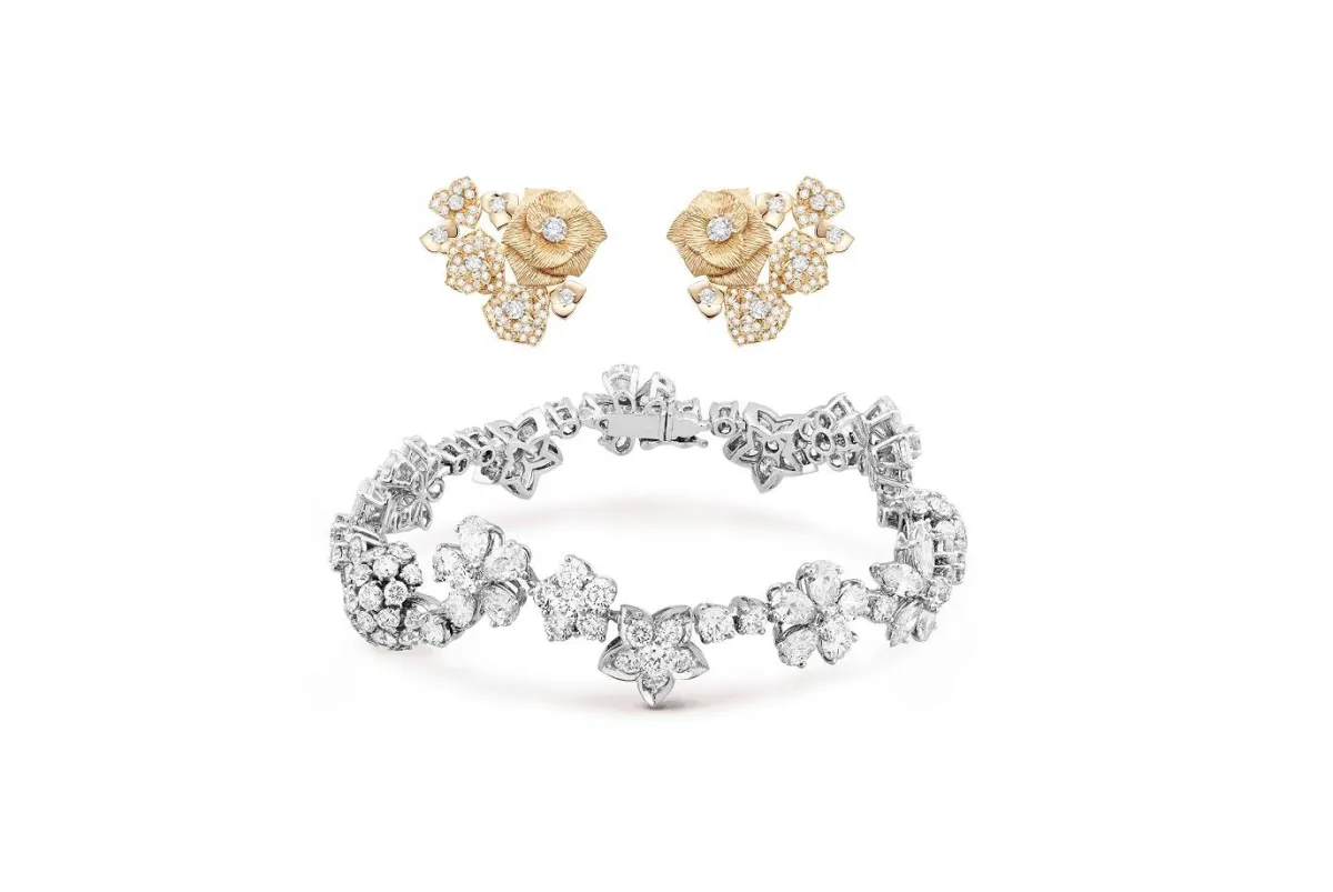 مجوهرات من وحي زهور الأوركيد لإطلالة أنثوية ناعمة