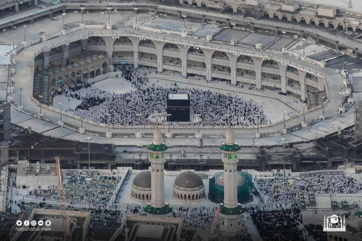 تفويج أكثر من مليوني معتمر في العشر الأولى من رمضان - الصورة من موقع رئاسة شؤون الحرمين