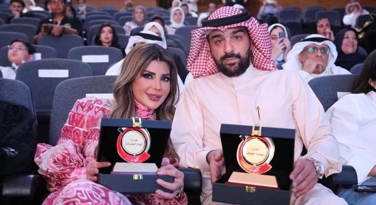 إلهام الفضالة وزوجها شهاب جوهر - الصورة من حسابها على إنستغرام