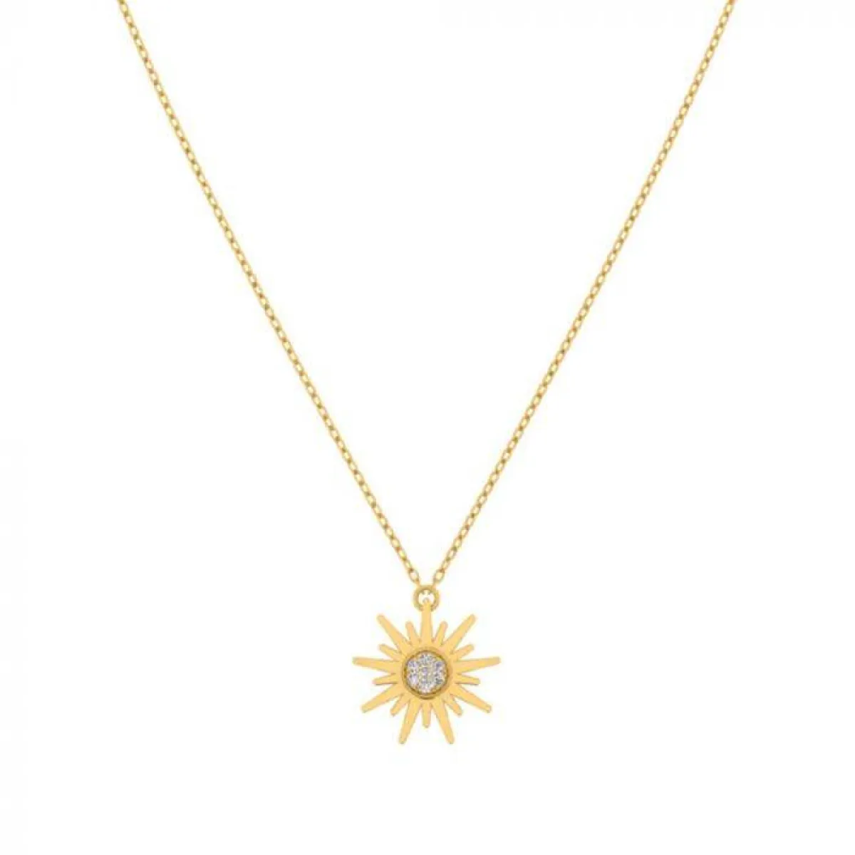 قلادة Sunbeam Gold and Diamond من لازوردي Lazurde 