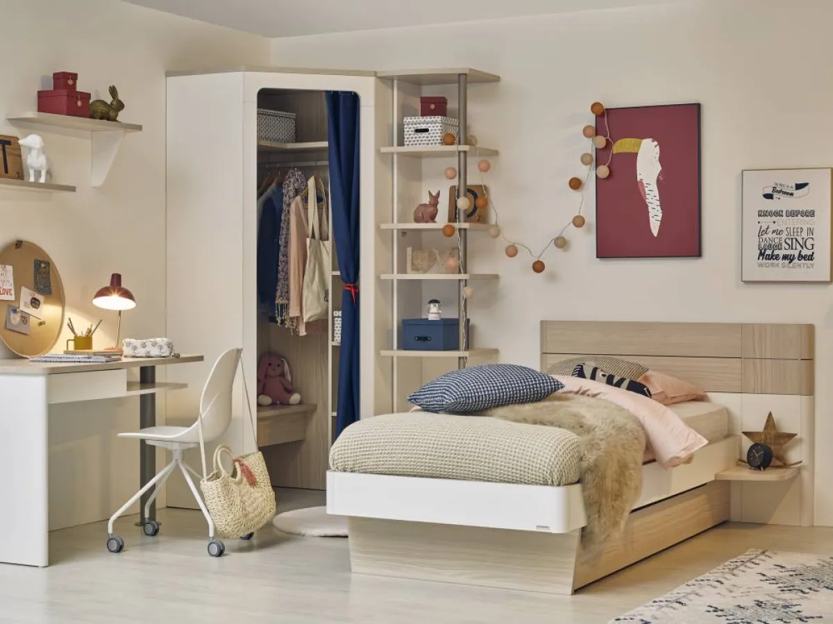 غرف نوم الأطفال تبدو واحة بهيجة ومريحة