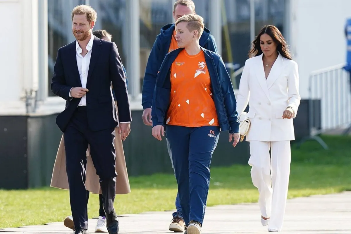 الأمير هاري وميغان ماركل في دورة الألعاب Invictus- الصورة من موقع People