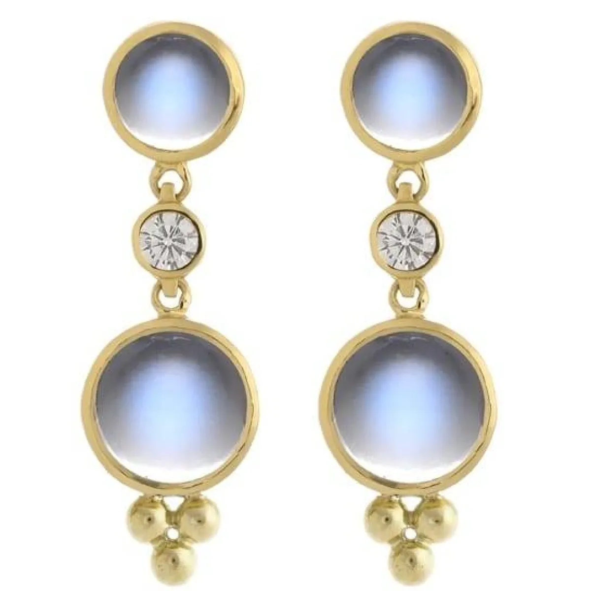 أقراط بحجر القمر الأزرق من Elizabethbruns