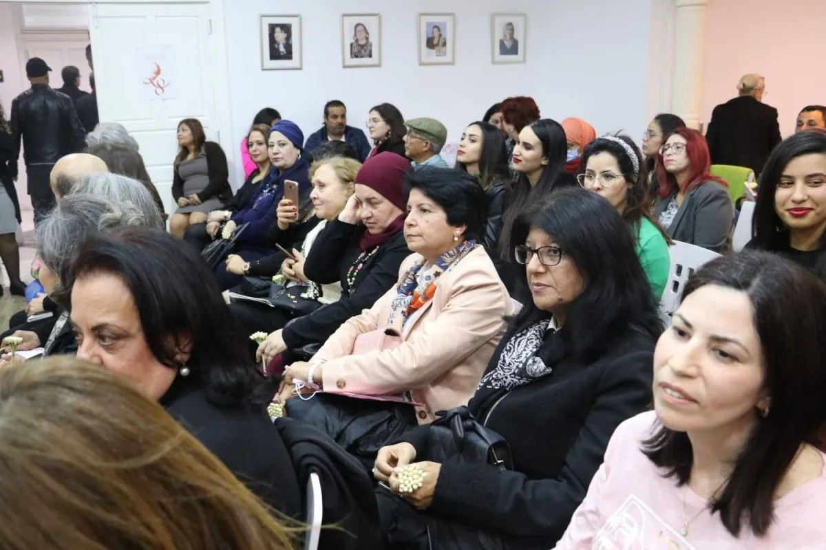 جانب من الحضور  في الموكب 