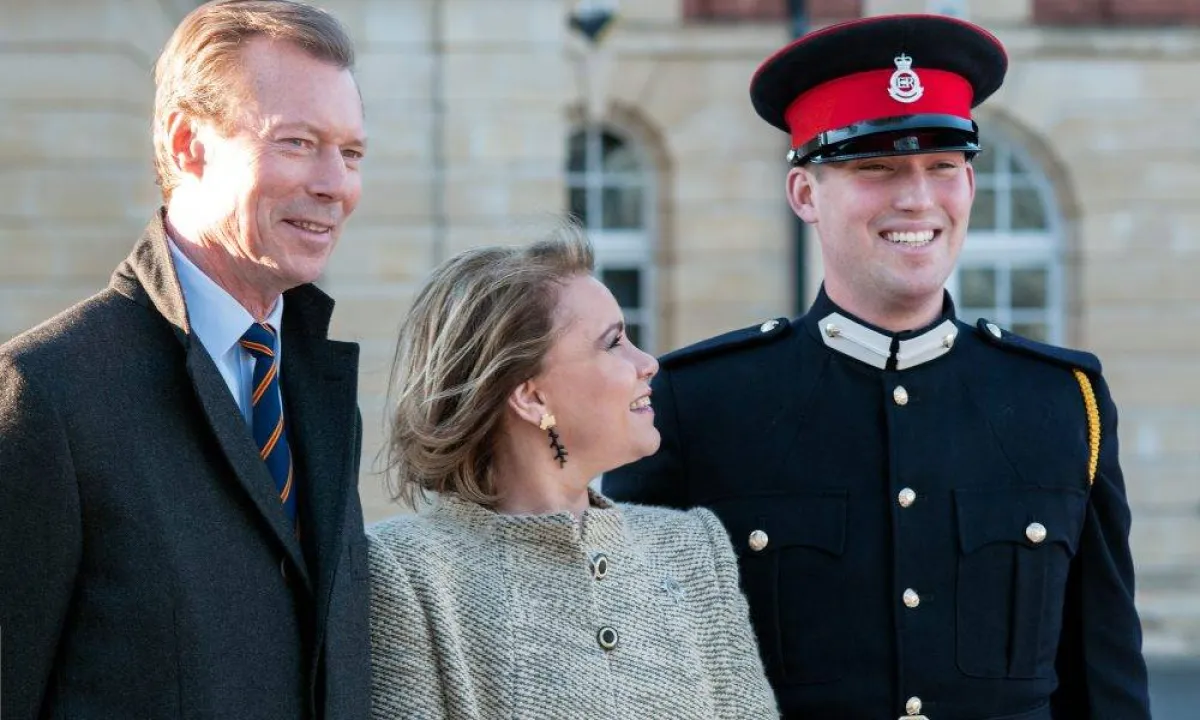 الدوق هنري والدوقة ماريا تريزا والأمير سيبستيان- الصورة من موقع Royal Central