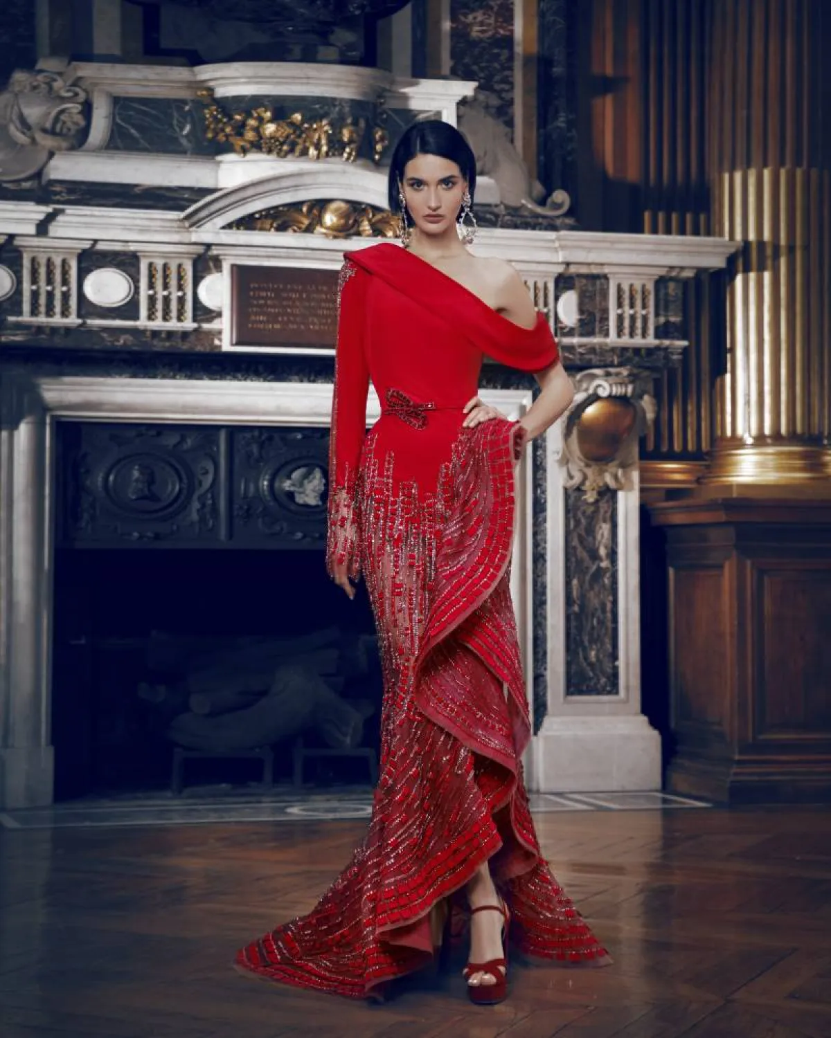 فساتين سهرة فاخرة للمناسبات الهامة