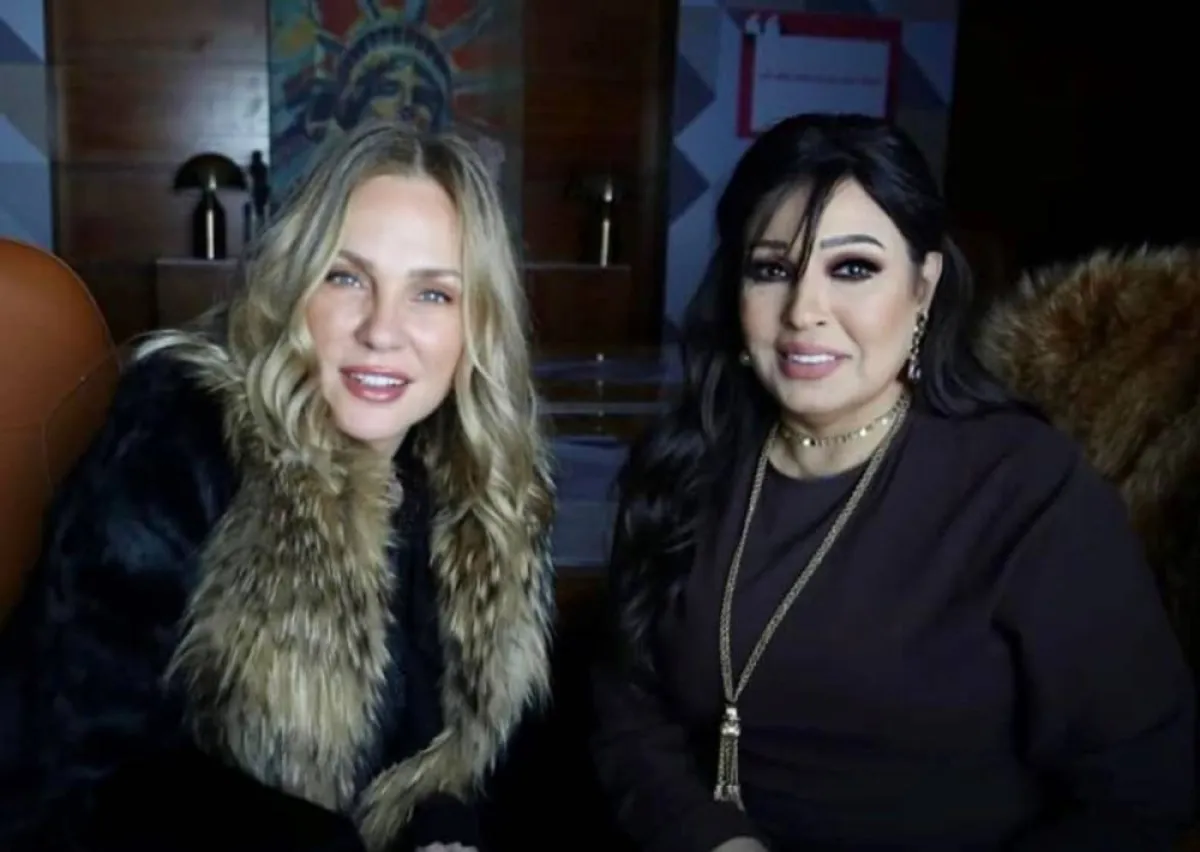 فيفي عبده وشيرين رضا - الصورة من حساب فيفي عبده على الفيس بوك