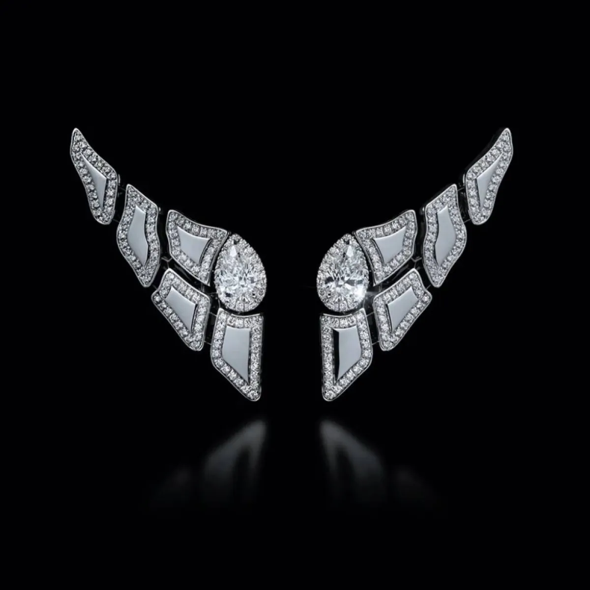 أقراط CROCO DREAM Skin Diamond Earrings من مجوهرات ORLOV