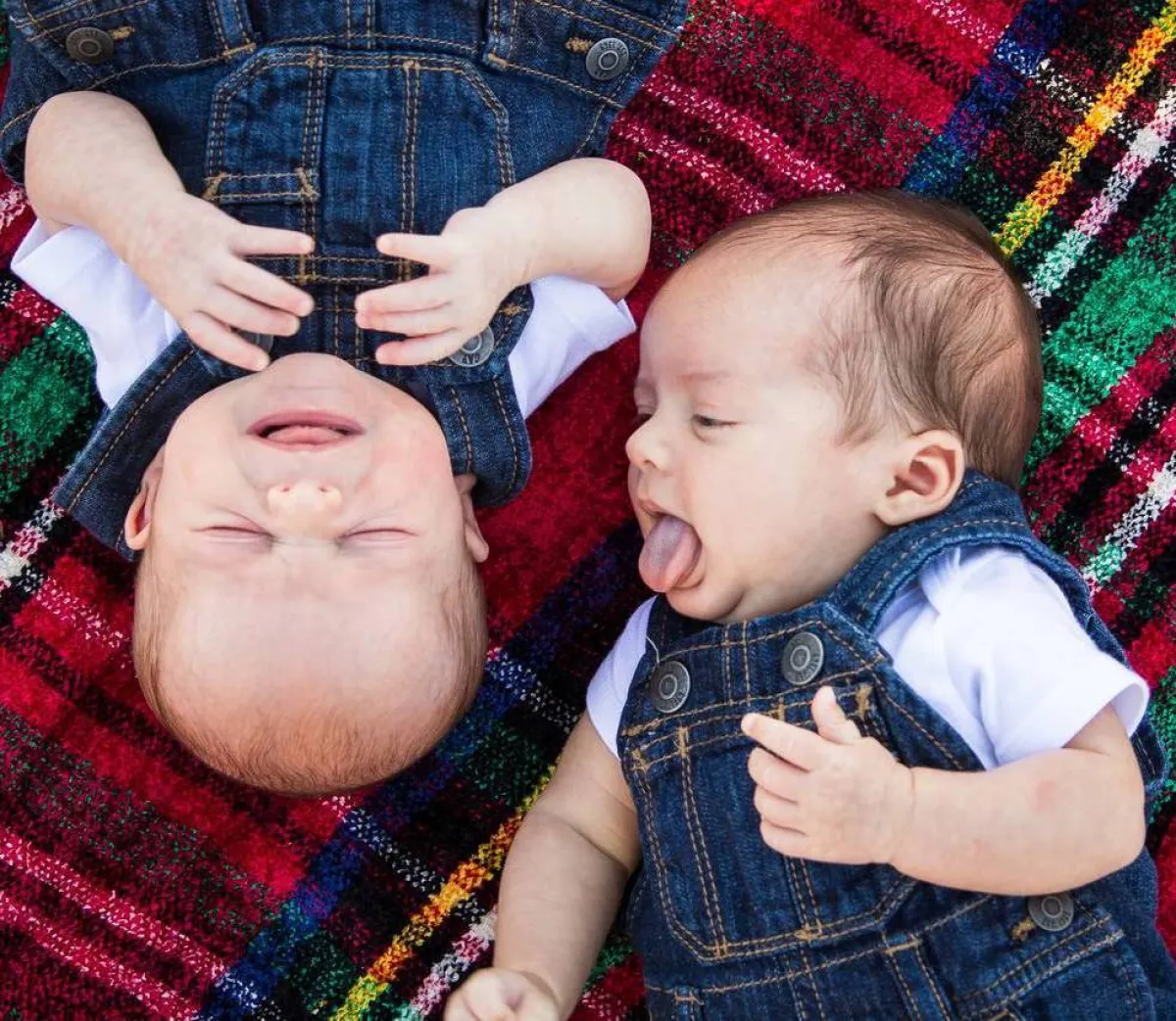 صورة لتوأم ذكور