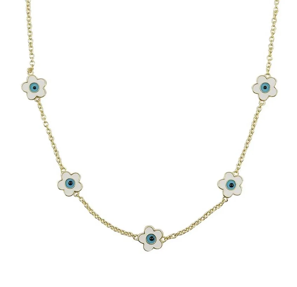 عقد طويل بشكل العين