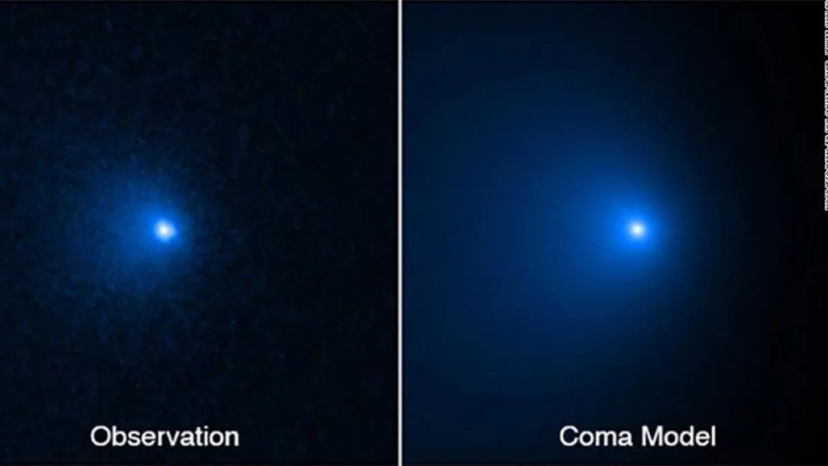 مذنب بحجم ولاية رود آيلاند يقترب من الشمس سرعته 35 ألف كيلومتر بالساعة