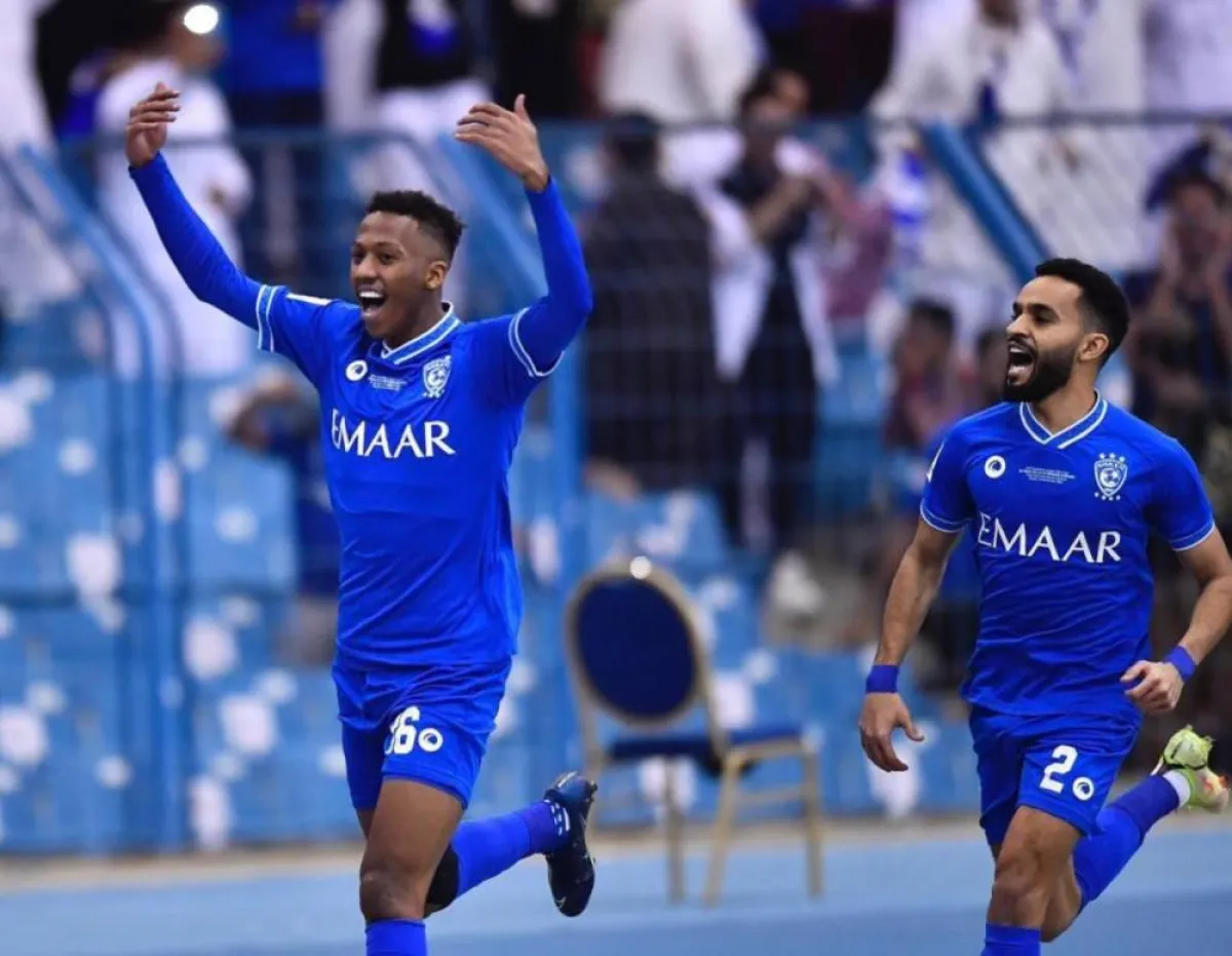 صورة لاعبي فريق الهلال