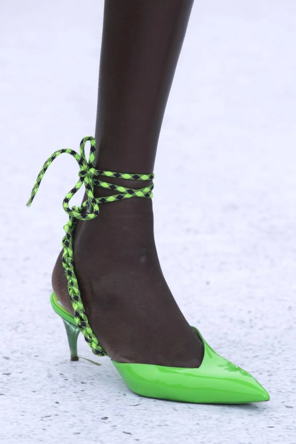 حذاء باللون الأخضر من أم أس جي أم MSGM 