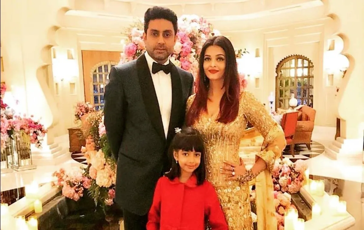 آيشواريا راي وأبهشيك باتشان وابنتهما آراديا- الصورة من حساب آيشواريا راي عيى إنستغرام