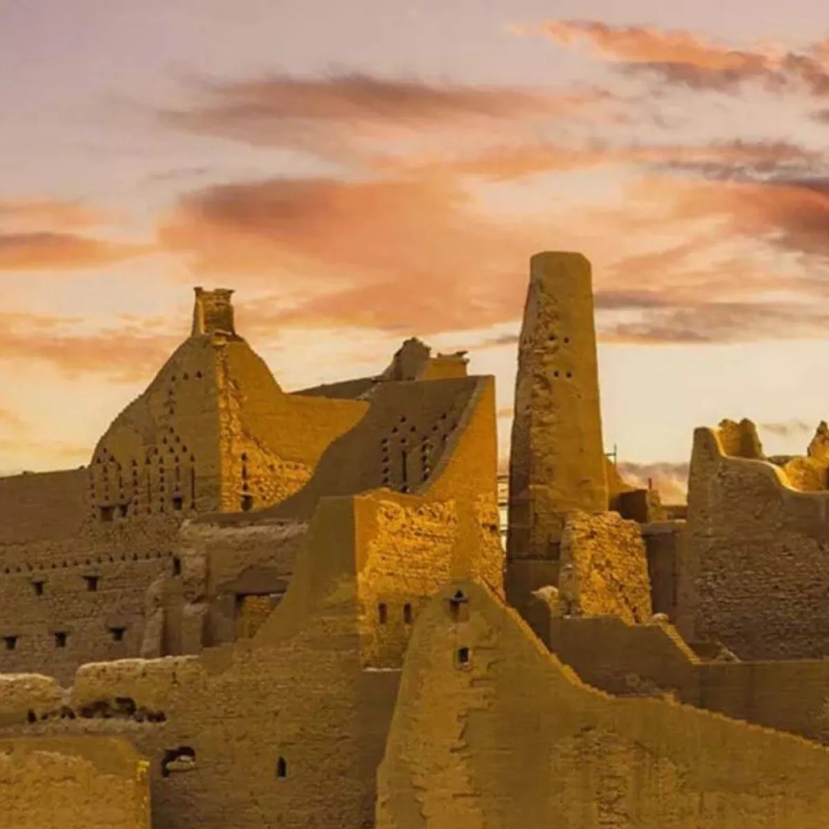 صورة تظهر الدرعية مصدر الصورة وكالة الأنباء السعودية واس