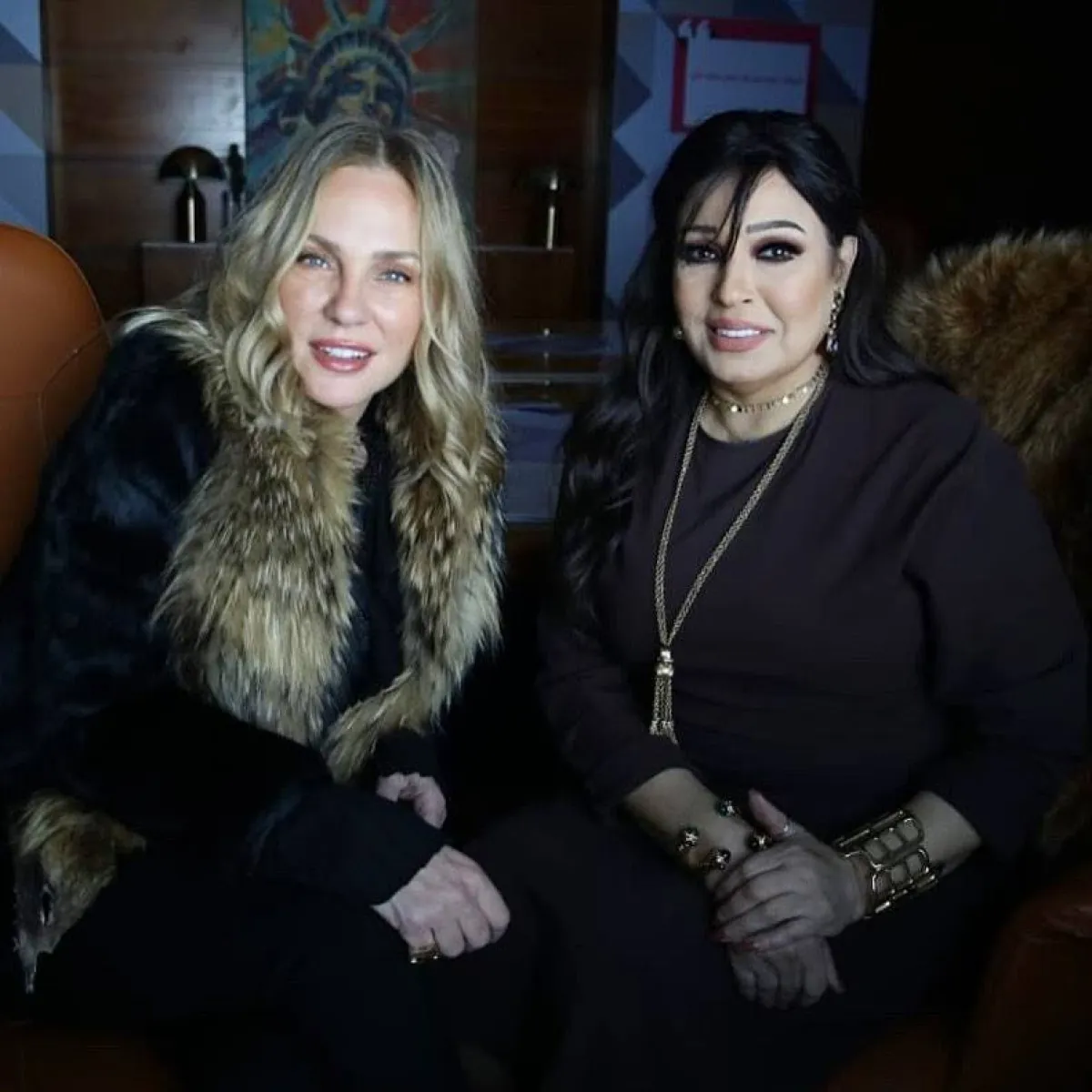 فيفي عبده وشيرين رضا - الصورة من حساب فيفي على انستغرام