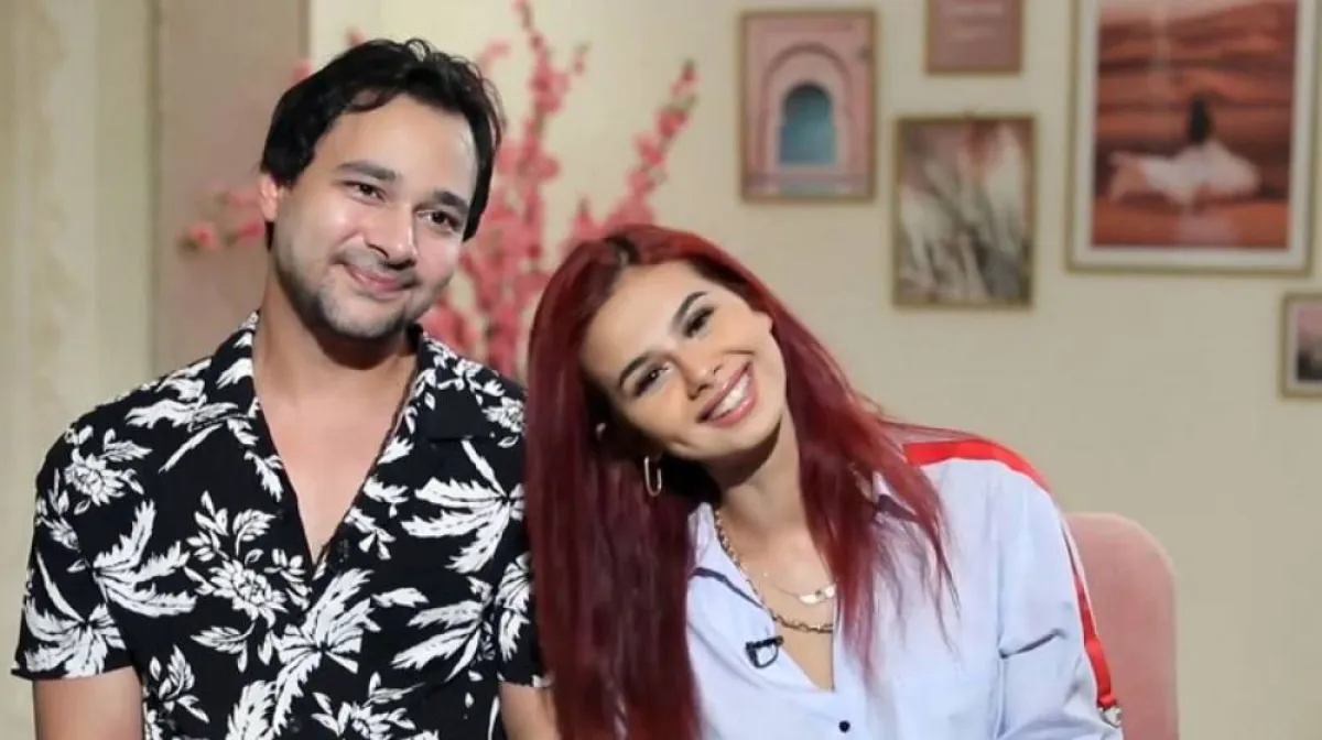 منة عرفة وطليقها محمود المهدي - الصورة من حساب المهدي على فيسبوك