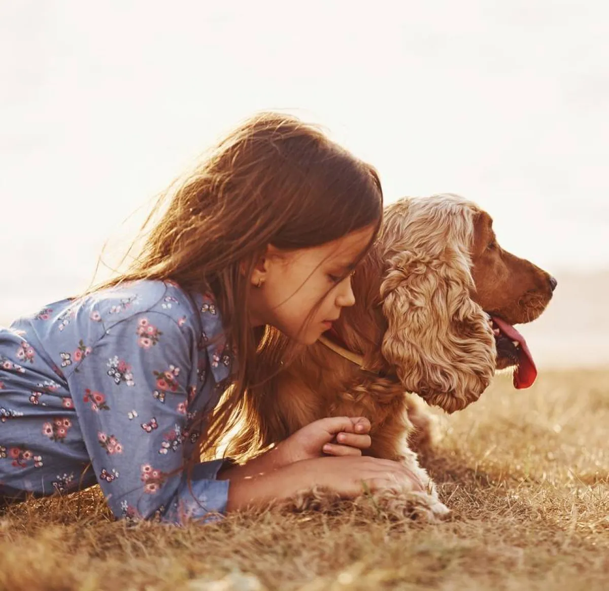 صورة لطفلة هتدئة