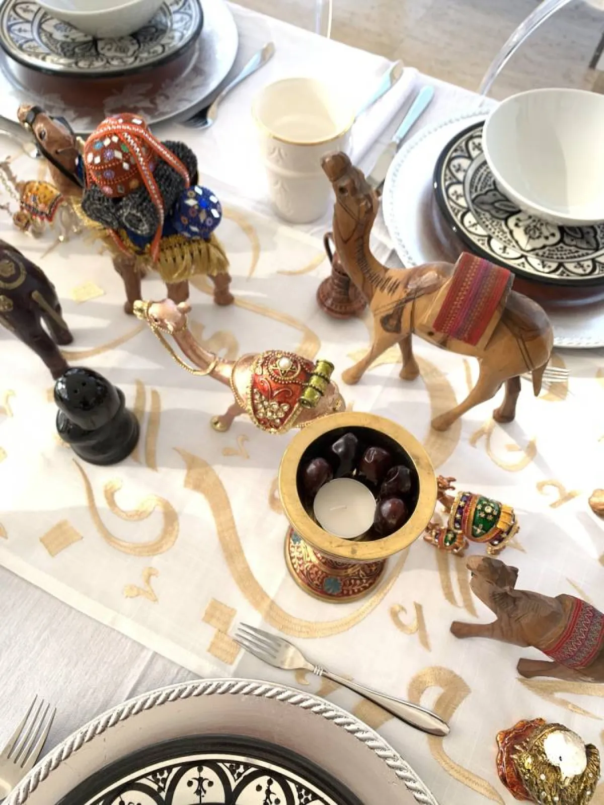  زينة لطاولة رمضان 