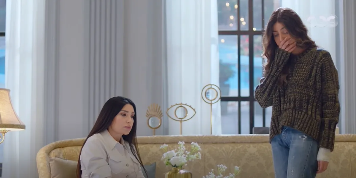 ريهام حجاج وعبير صبري في مشهد من الحلقة 20 - الصورة من حساب قناة سي بي سي على يوتيوب