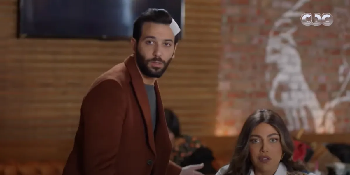 كريم قاسم وريهام حجاج - الصورة من حساب قناة cbc على يوتيوب