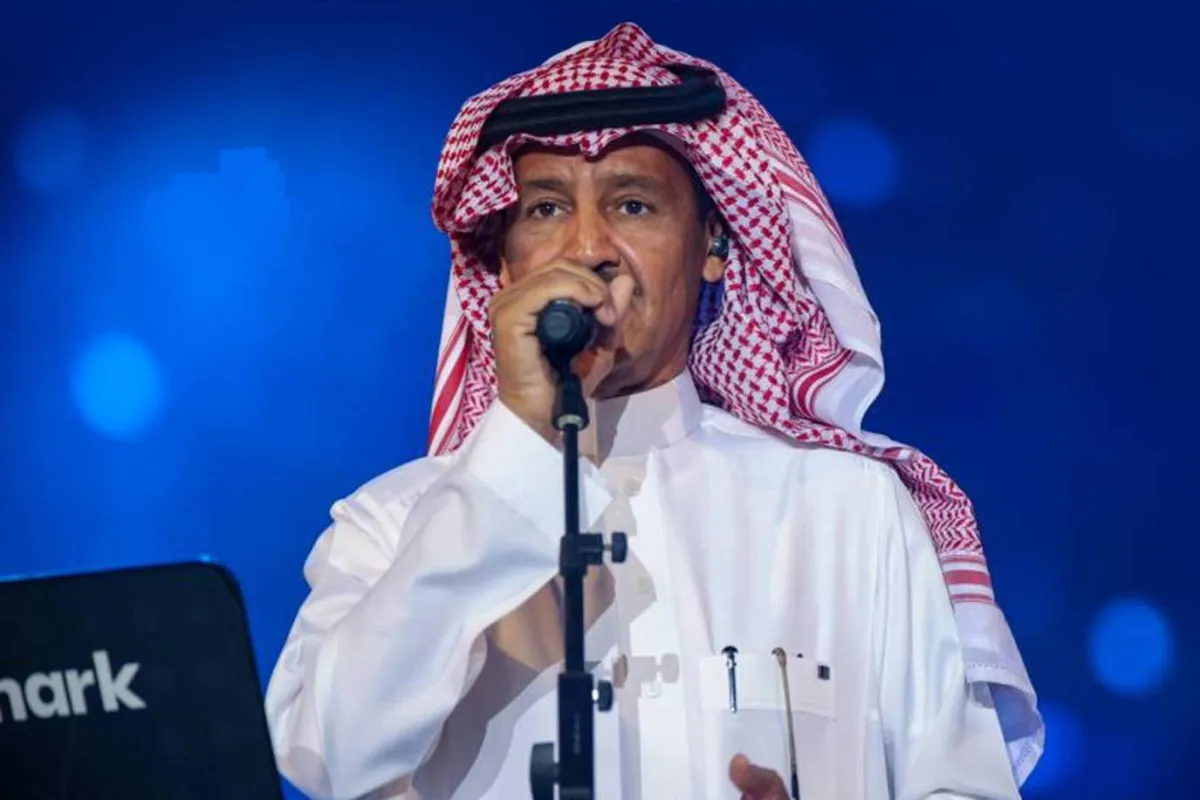 لقطة من ليلة تكريم مخاوي الليل على مسرح ابوبكر سالم - الصورة من المركز الإعلامي لبنش مارك