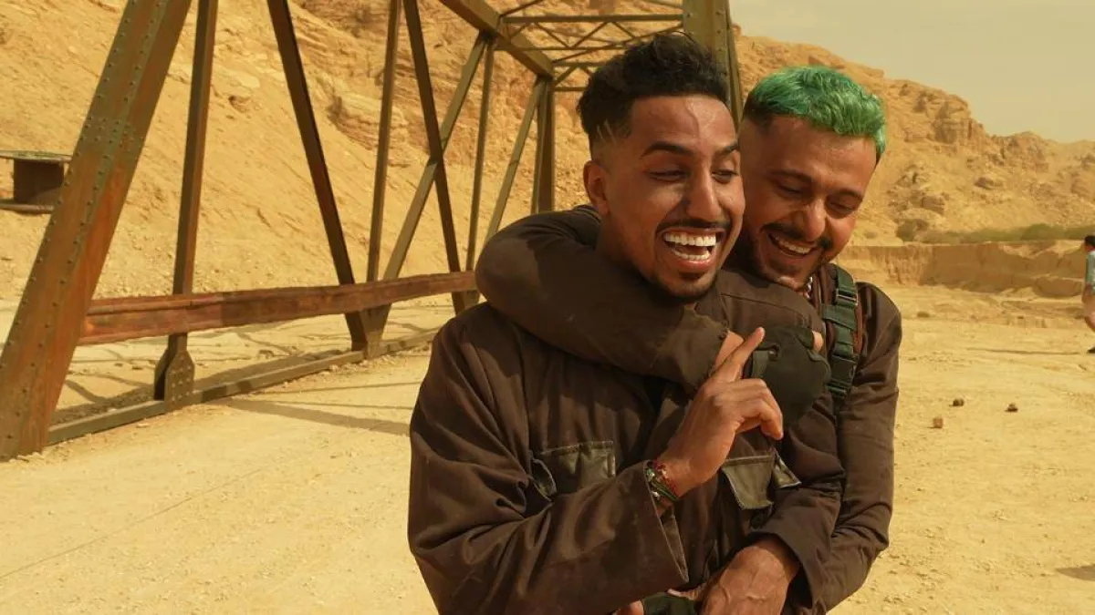 رامز جلال وسالم الدوسري - صورة من حساب رامز على تويتر