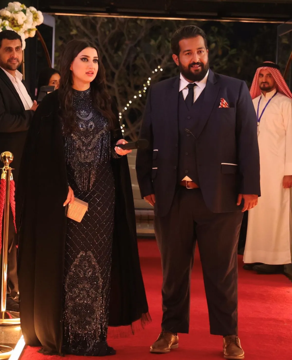 من لقطات الحلقة ال21 للفنانين ريم العلي وابراهيم الحجاج  - الصورة من حساب ريم العلي على انستغرام