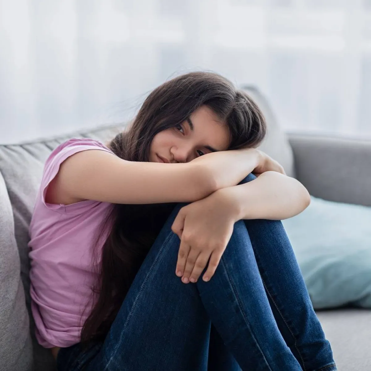 صورة لطفلة محبطة